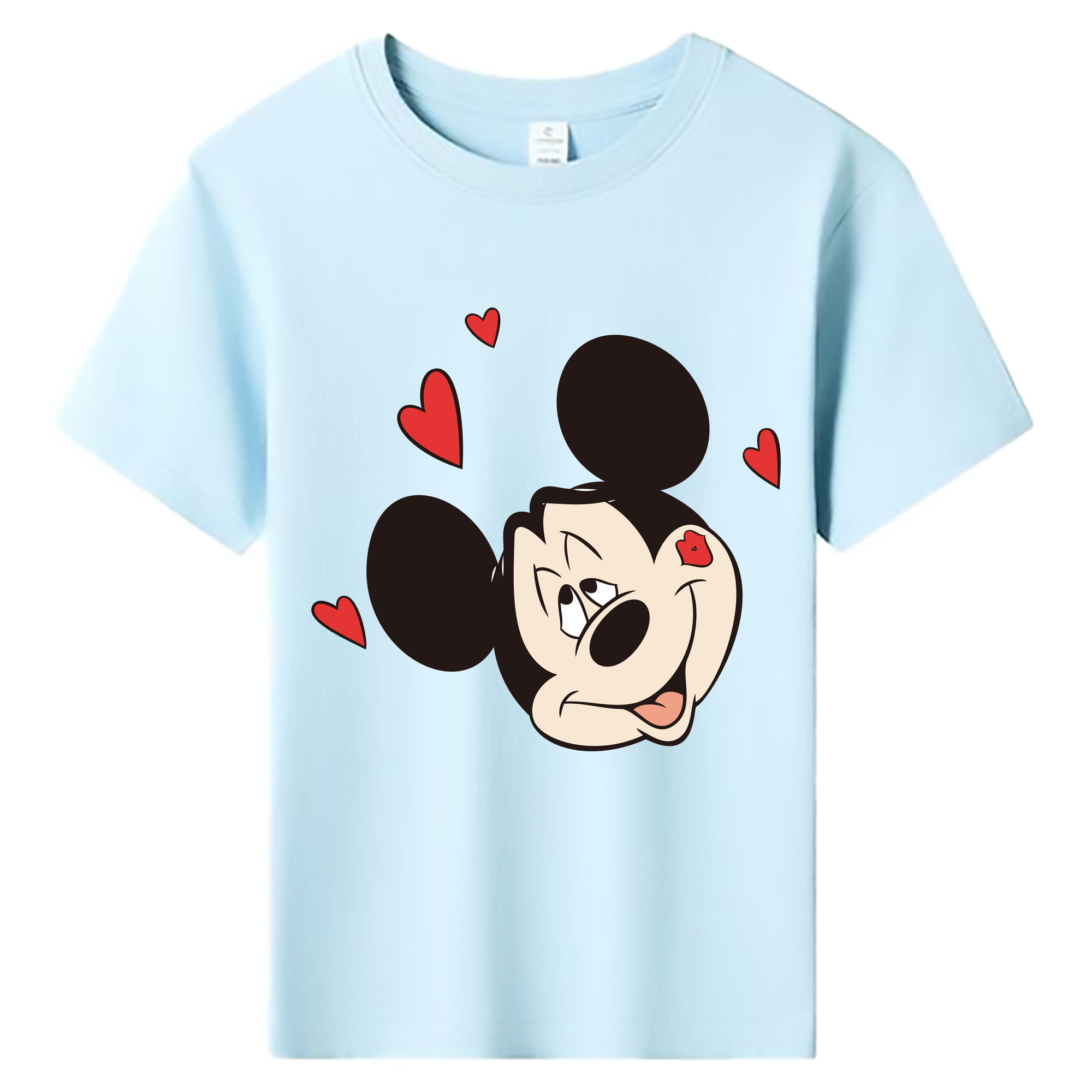 ミッキーマウス Mickey Mouse 綿100％キッズTシャツ（フロントプリント）